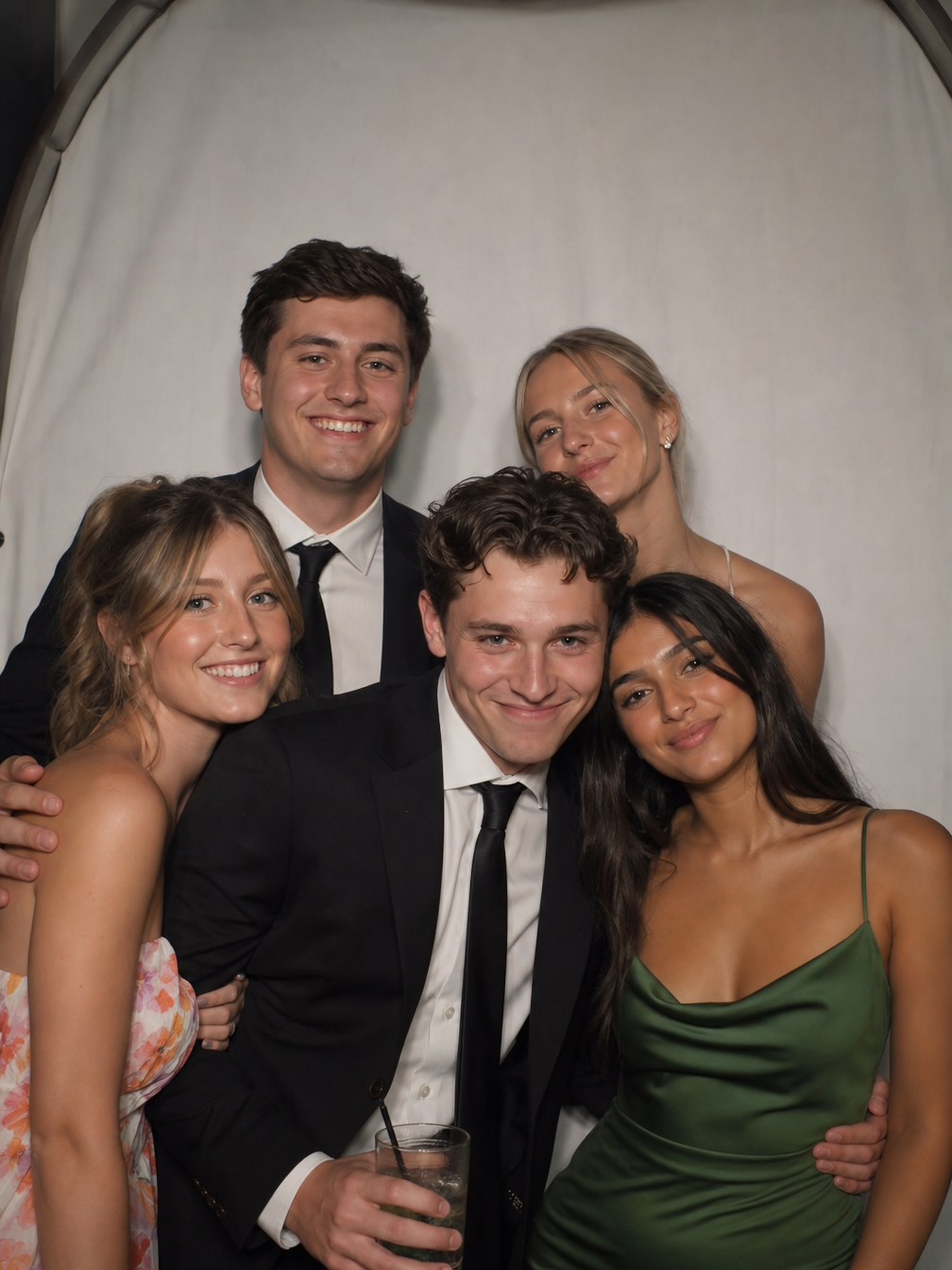 Guests photographed in the BAGABOOTH